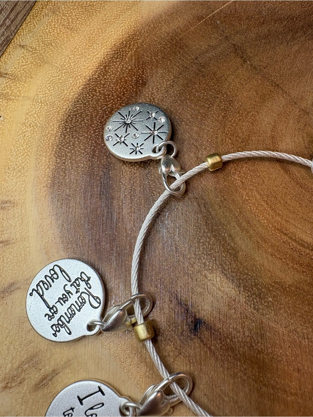 Vintage Silver Charm Bracelet with Red Accent Minnie Charm♥️ - Picture 9 of 12